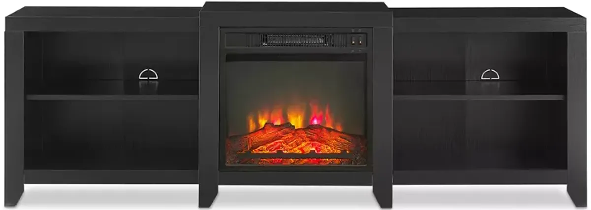 Crosley Ronin Low Profile Fireplace TV Stand