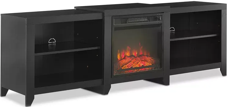 Crosley Ronin Low Profile Fireplace TV Stand