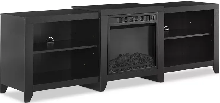 Crosley Ronin Low Profile Fireplace TV Stand