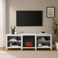 Crosley Ronin Low Profile Fireplace TV Stand