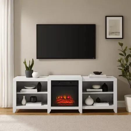 Crosley Ronin Low Profile Fireplace TV Stand
