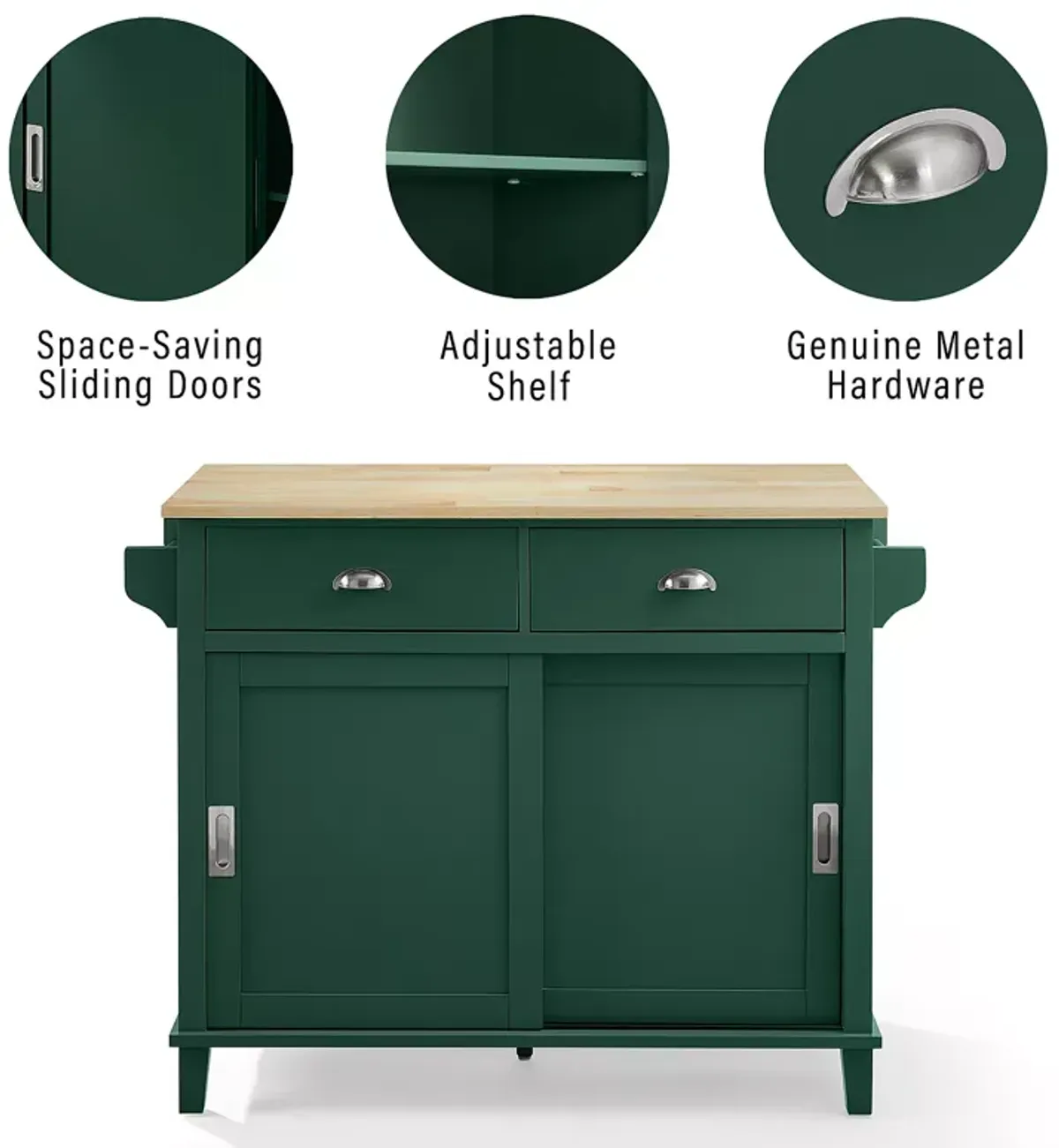 Crosley Cora Drop Leaf Kitchen Island