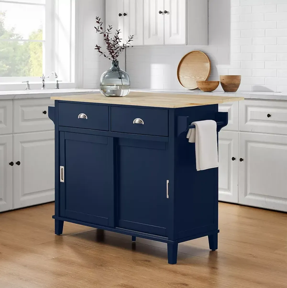 Crosley Cora Drop Leaf Kitchen Island