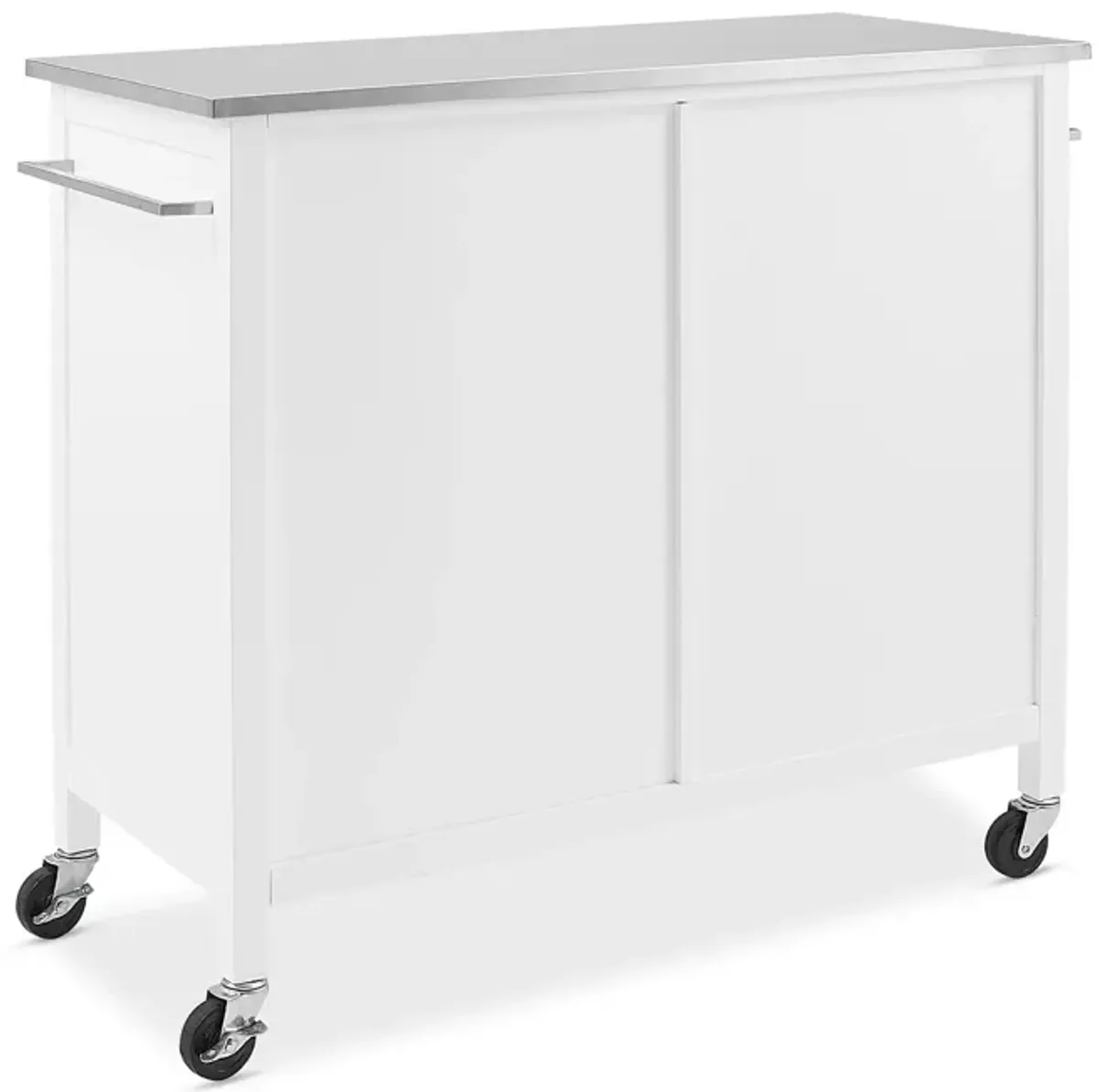 Crosley Soren Stainless Steel Top Kitchen Island Cart