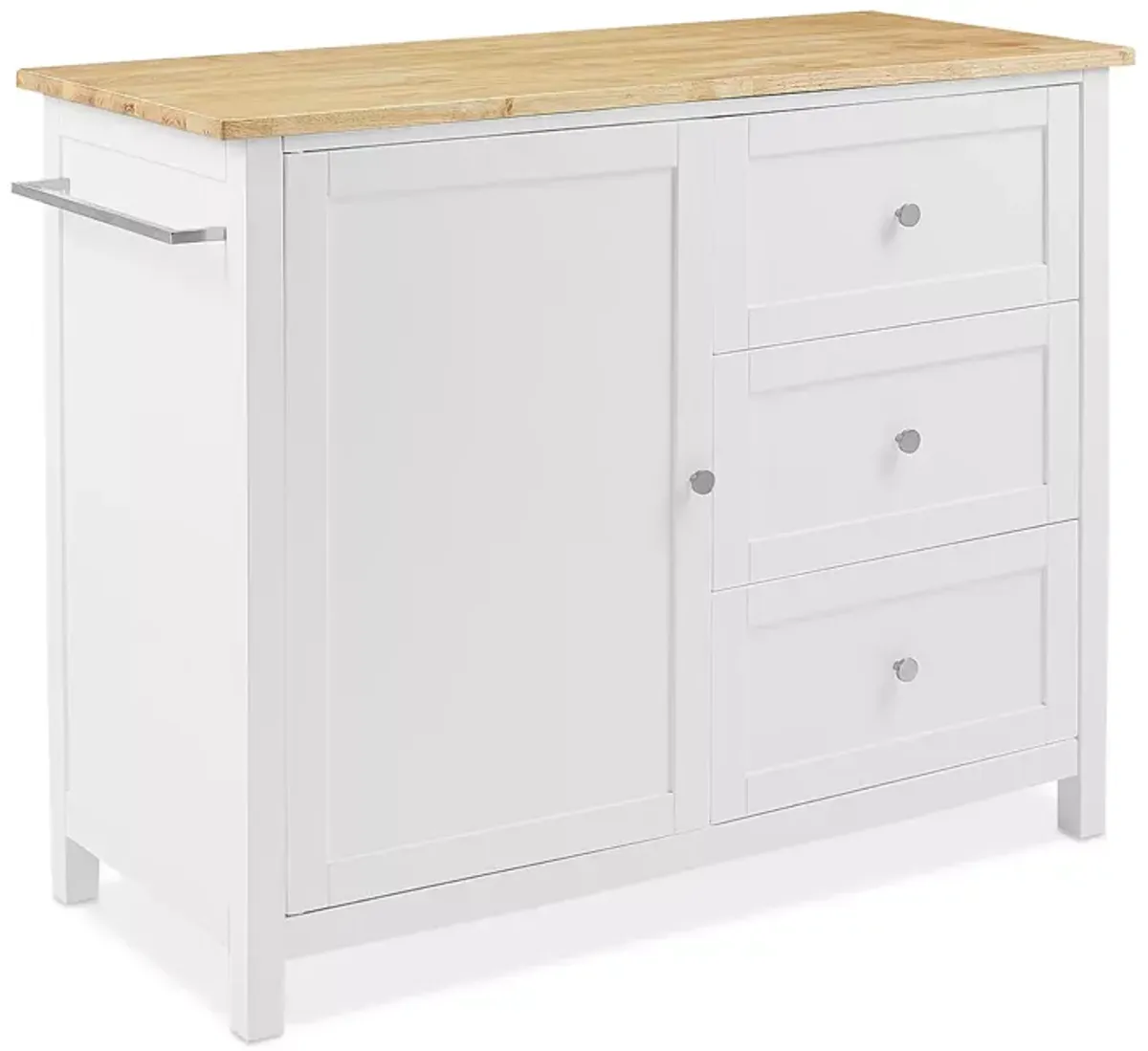 Crosley Soren Wood Top Kitchen Island Cart