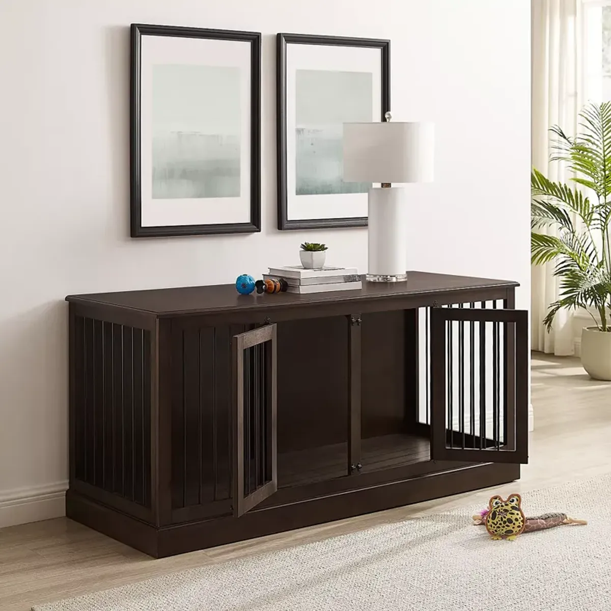 Crosley Winslow Medium Credenza Dog Crate