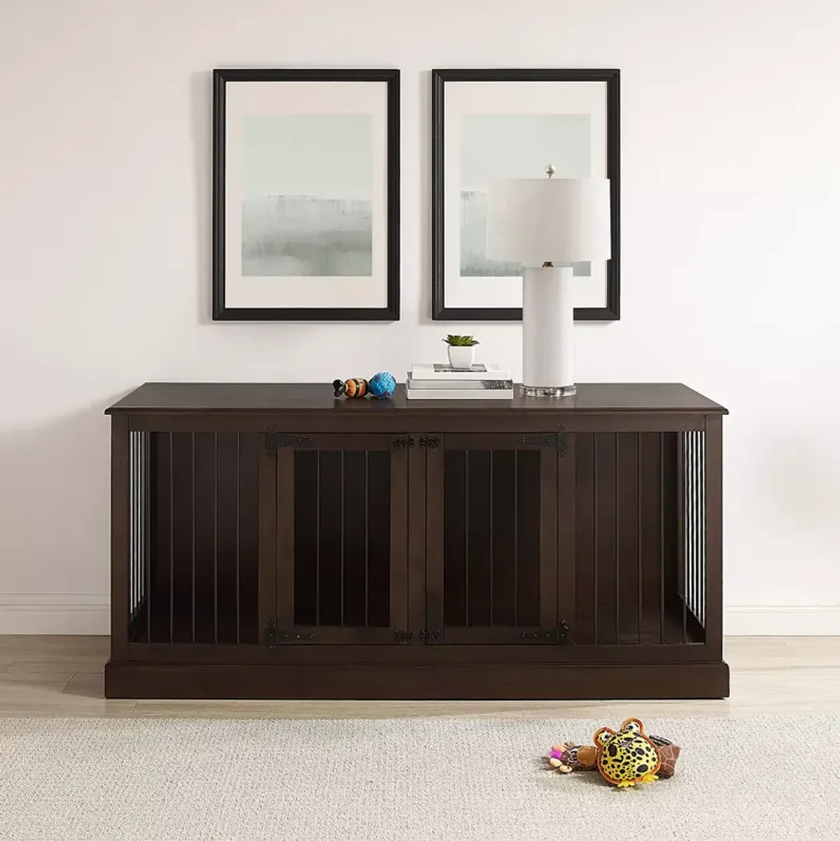 Crosley Winslow Medium Credenza Dog Crate