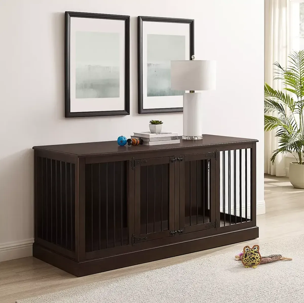 Crosley Winslow Medium Credenza Dog Crate