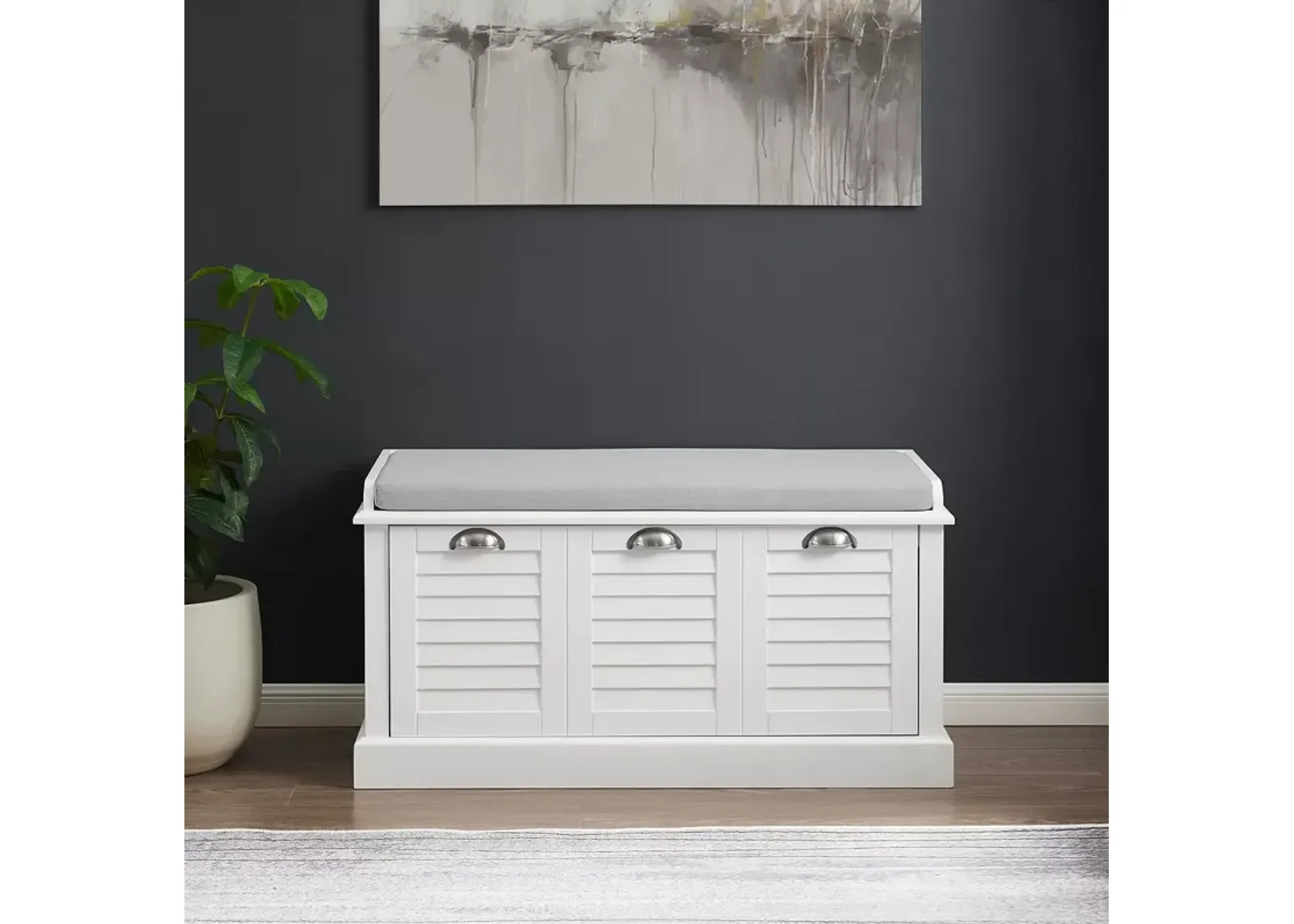 Crosley Ellison Entryway Storage Bench