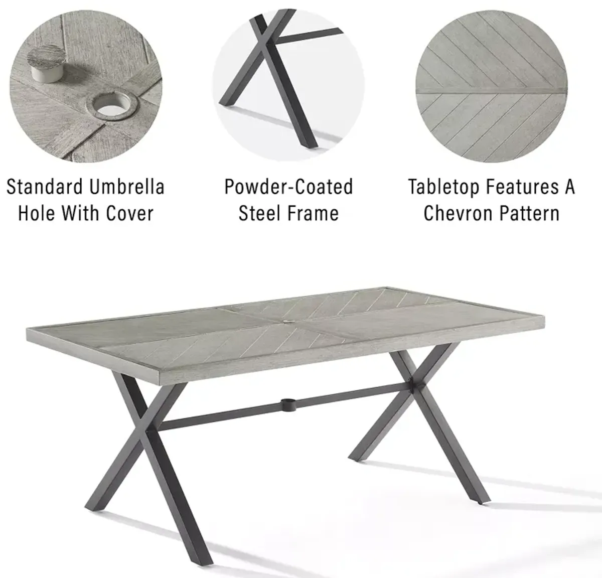 Crosley Otto Outdoor Dining Table