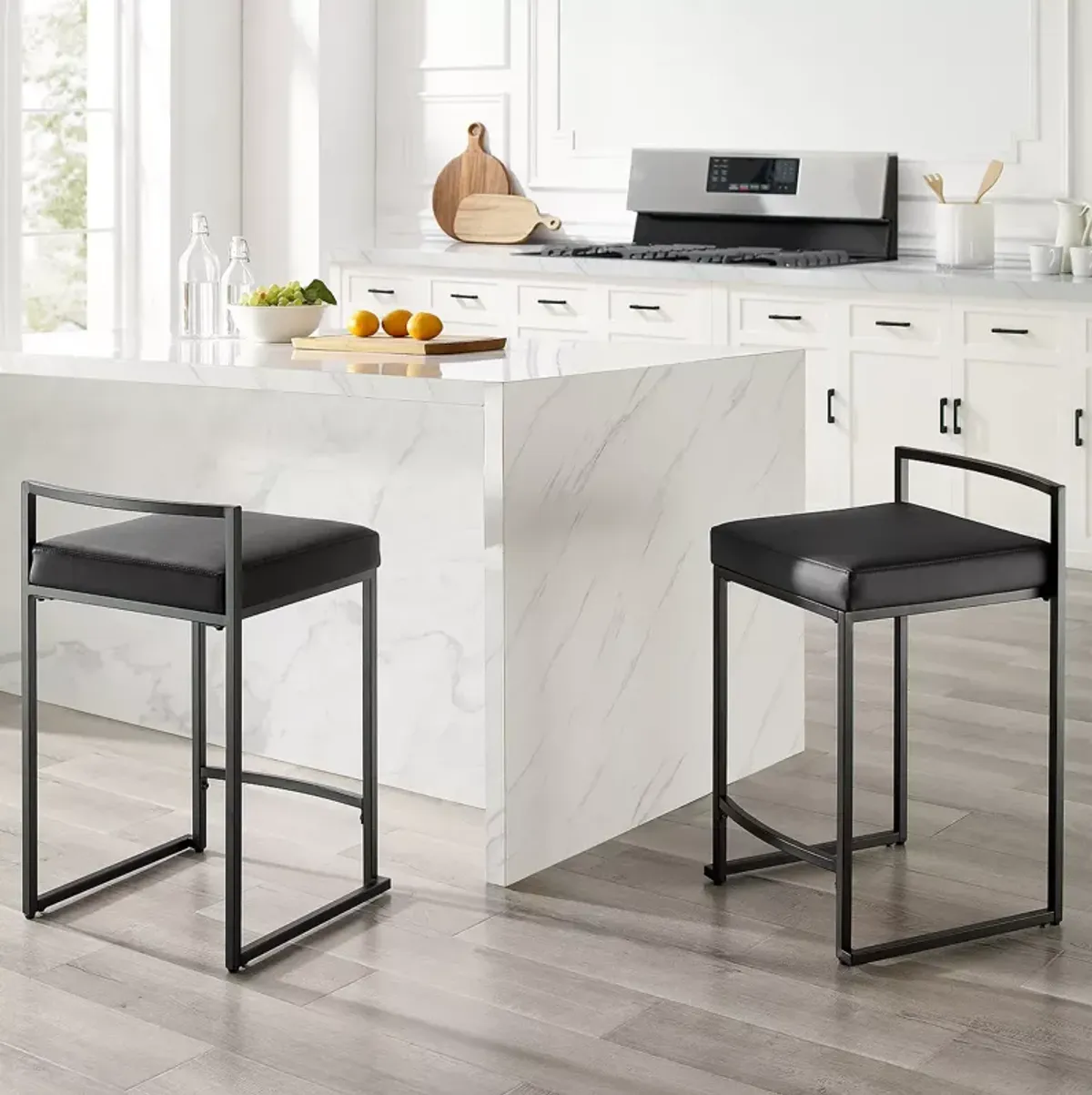 Crosley Harlowe Counter Height Bar Stool, Set of 2