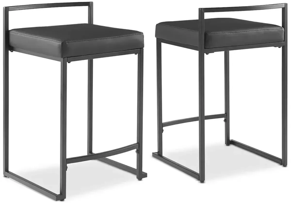 Crosley Harlowe Counter Height Bar Stool, Set of 2