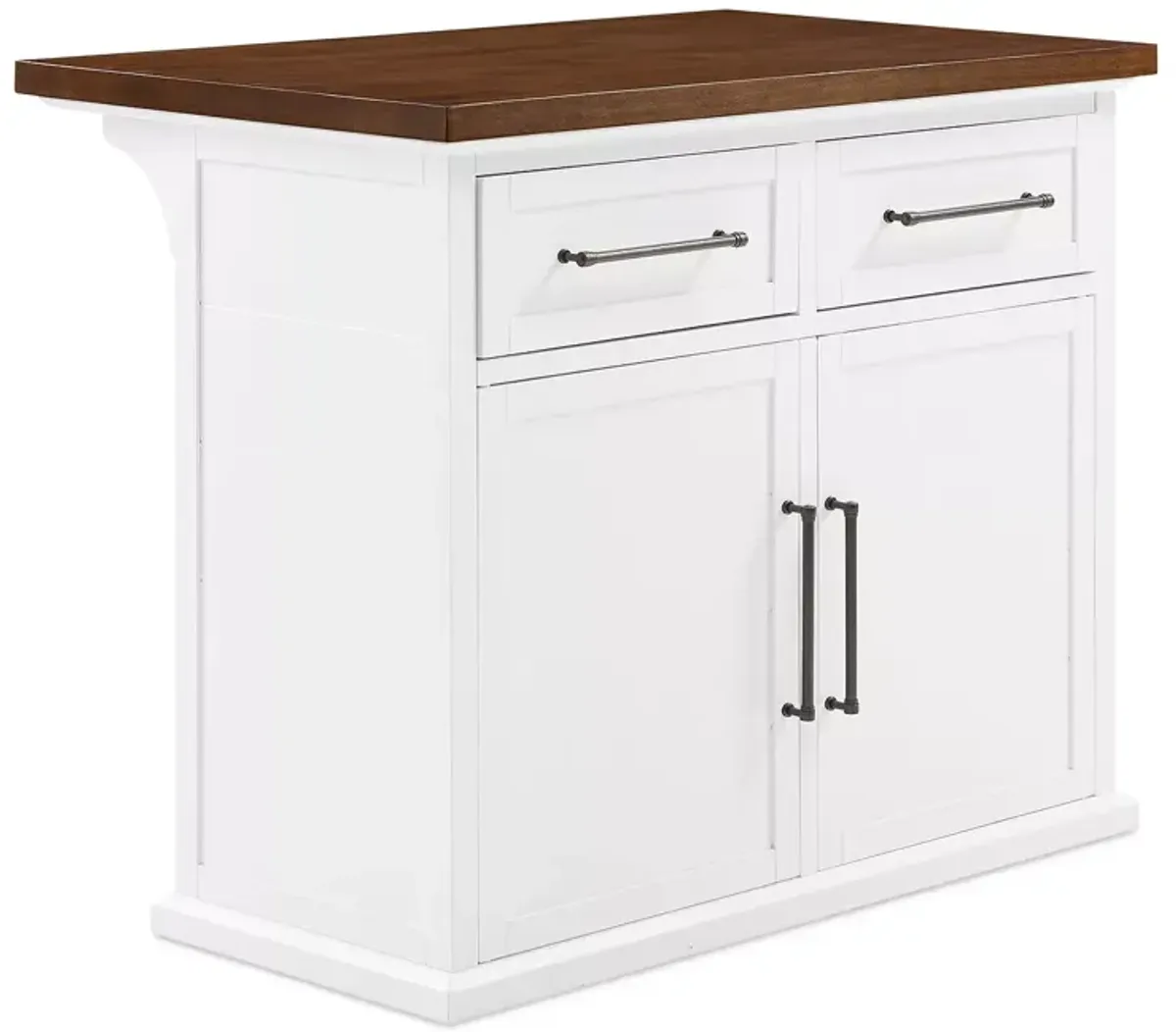 Crosley Bartlett Wood Top Kitchen Island