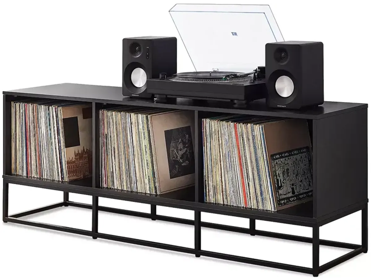 Crosley Enzo Large Record Storage Media Console