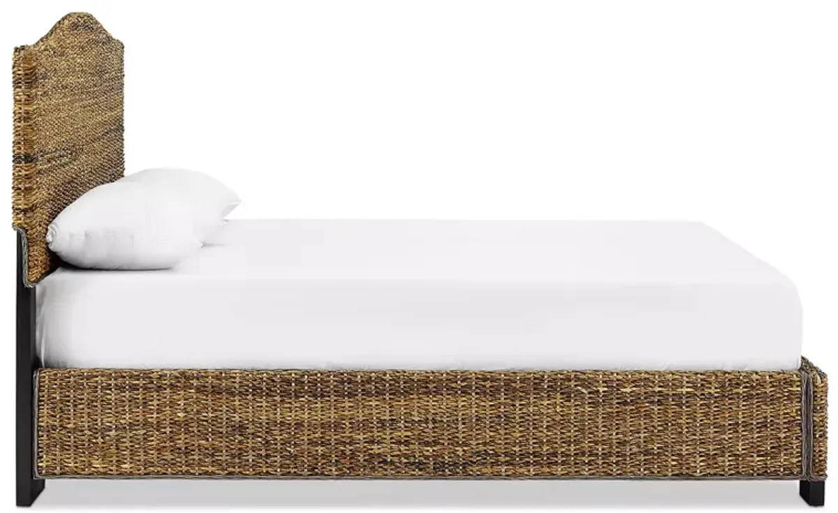 Crosley Serena Rattan King Bed