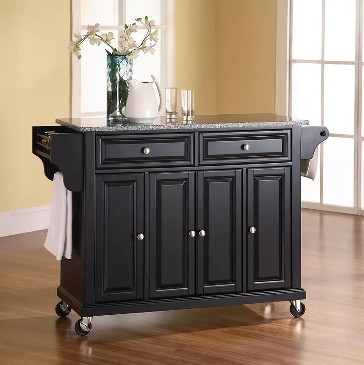 Crosley Full Size Granite Top Kitchen Cart