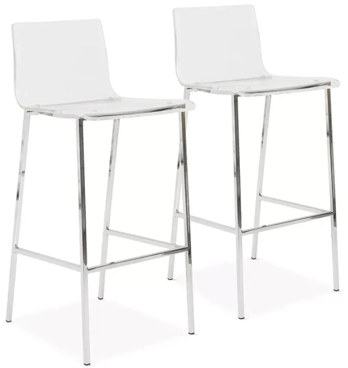 Euro Style Chloe Bar Stool, Set of 2