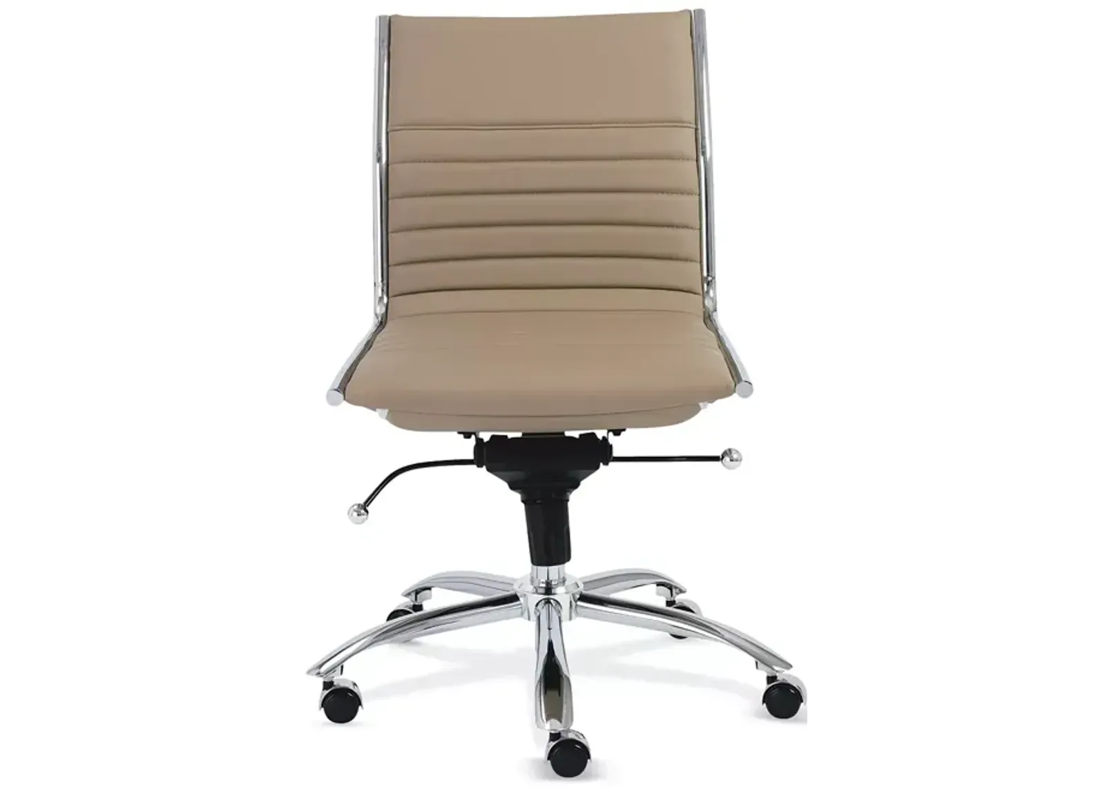 Euro Style Dirk Low Back Office Chair without Armrests