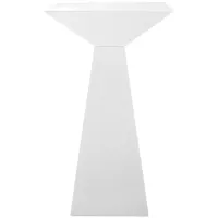 Euro Style Tad-B 24" Bar Table in High Gloss White