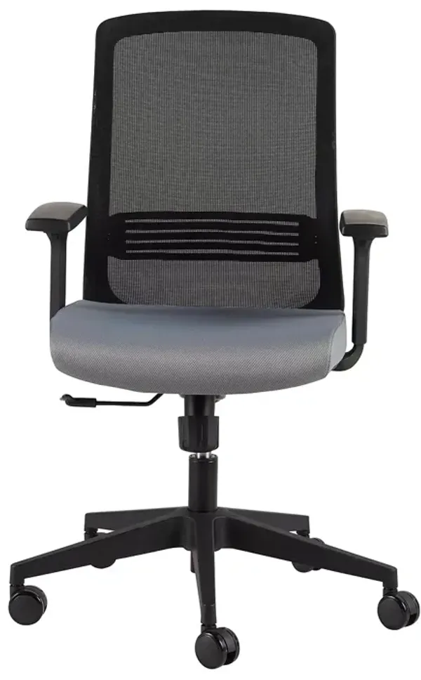 Euro Style Spiro Office Chair with Adjustable Arms