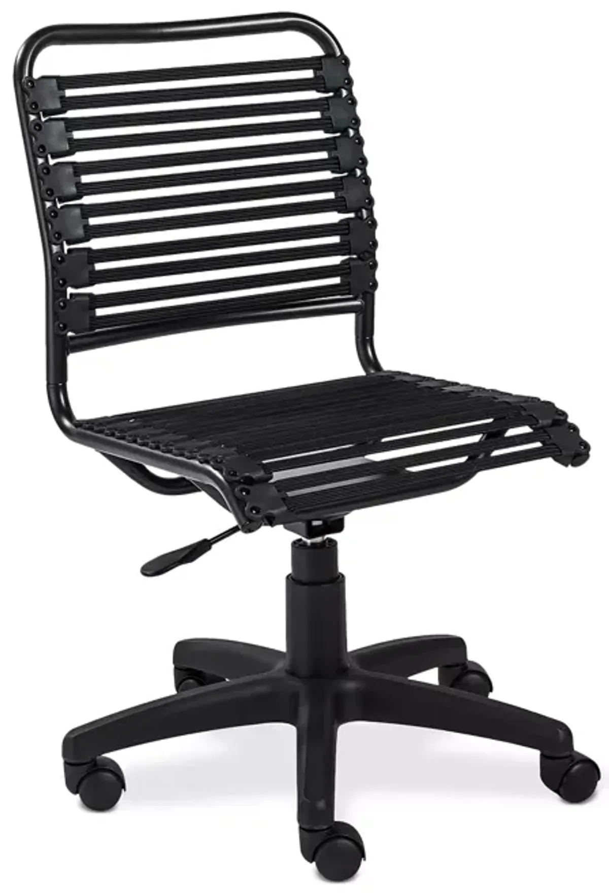 Euro Style Allison Bungie Flat Low Back Office Chair