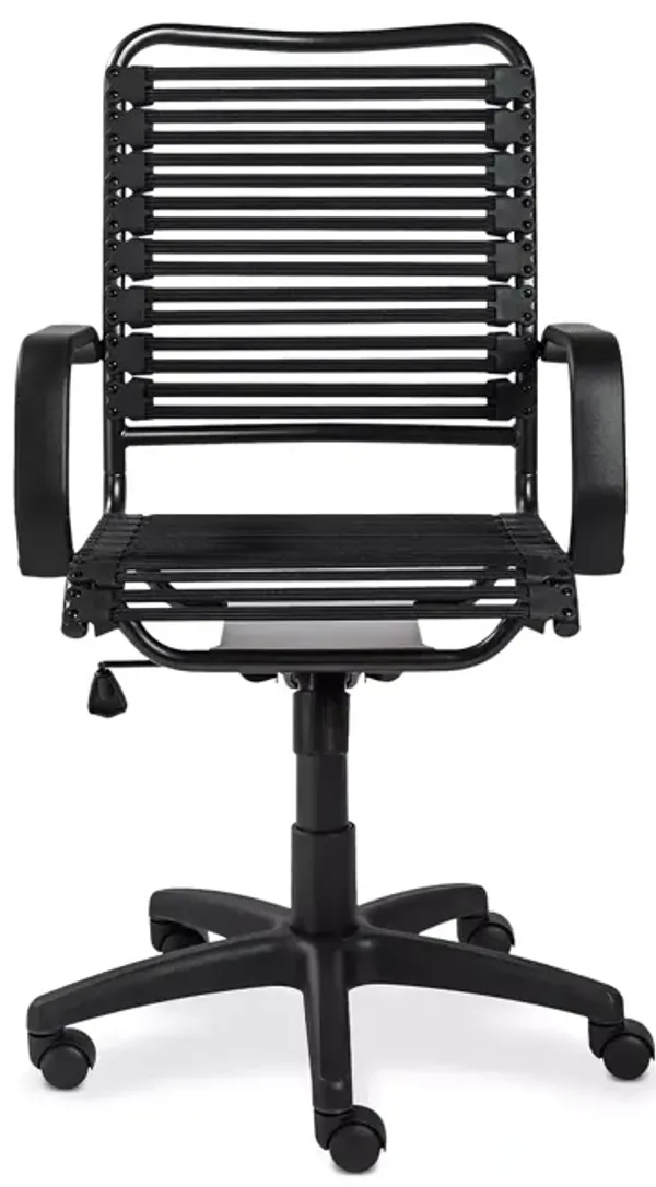 Euro Style Allison Bungie Flat High Back Office Chair