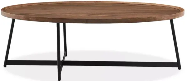 Euro Style Niklaus Oval Coffee Table