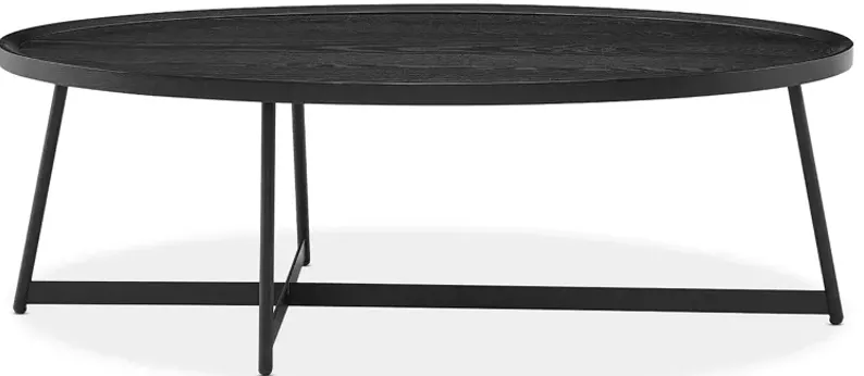 Euro Style Niklaus Oval Coffee Table