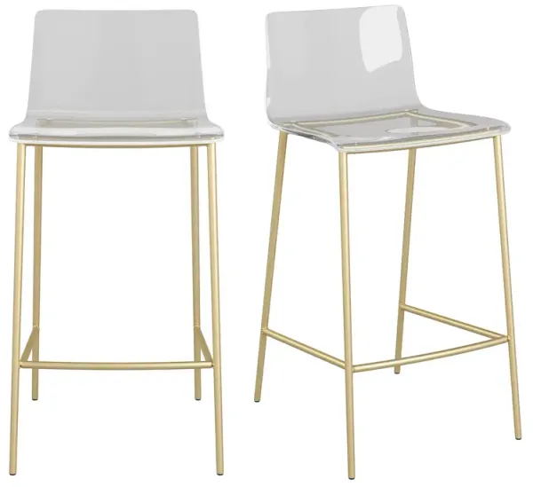 Euro Style Cilla Counter Stool, Set of 2