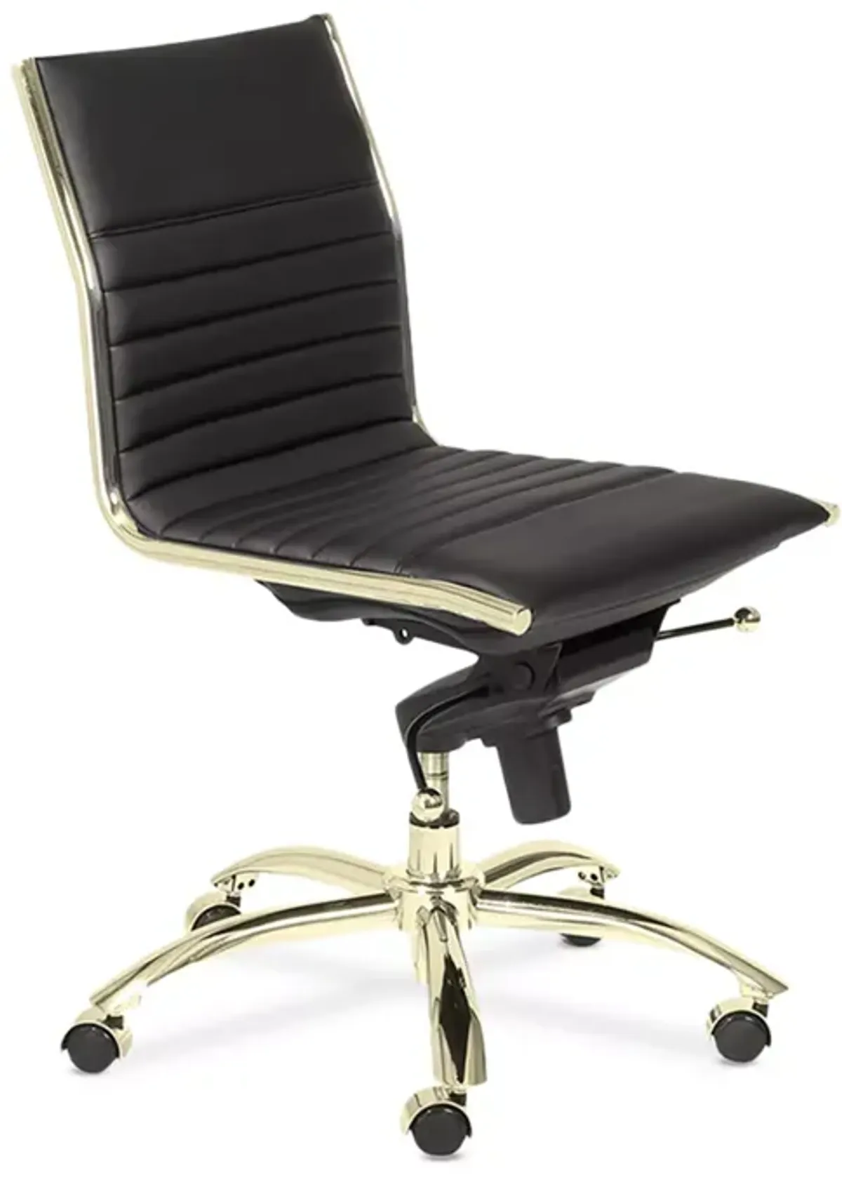 Euro Style Dirk Low Back Office Chair without Armrests