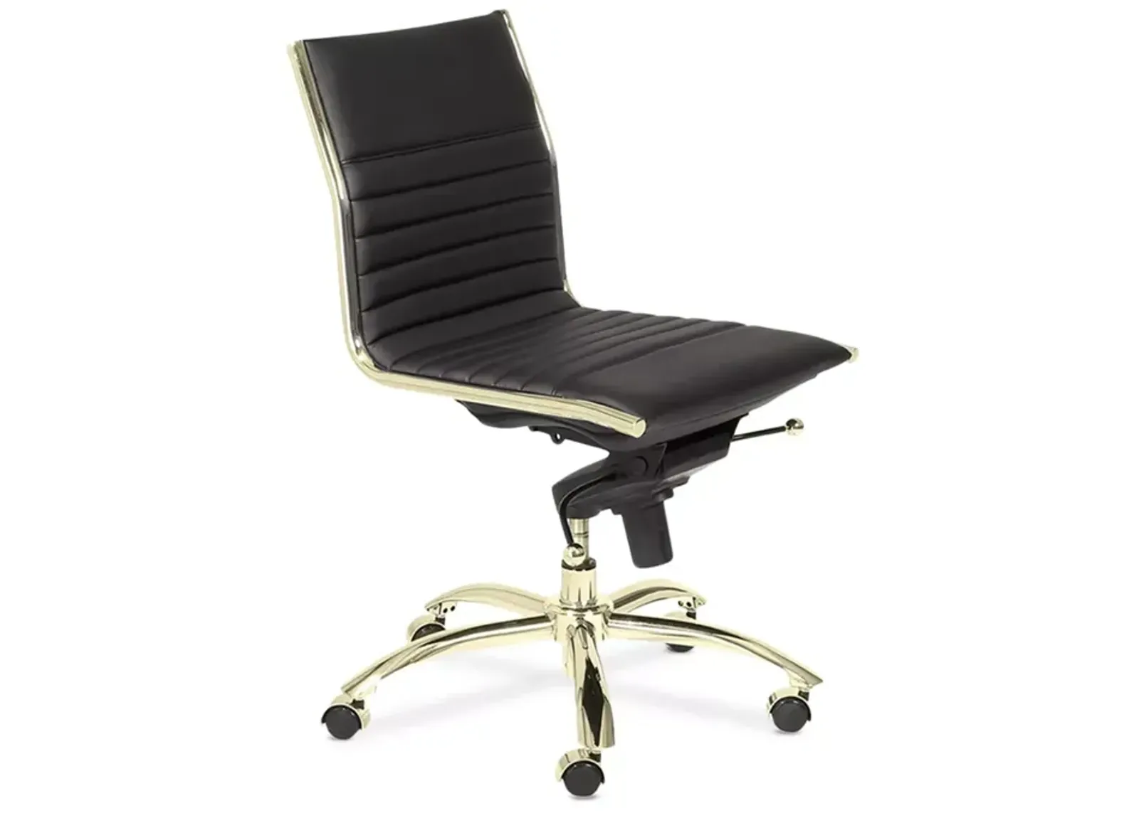 Euro Style Dirk Low Back Office Chair without Armrests