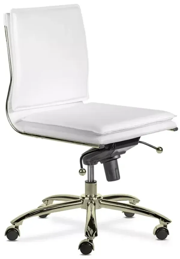 Euro Style Gunar Pro Low Back Office Chair without Armrests