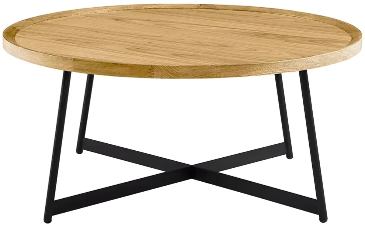 Euro Style Niklaus 35" Round Coffee Table