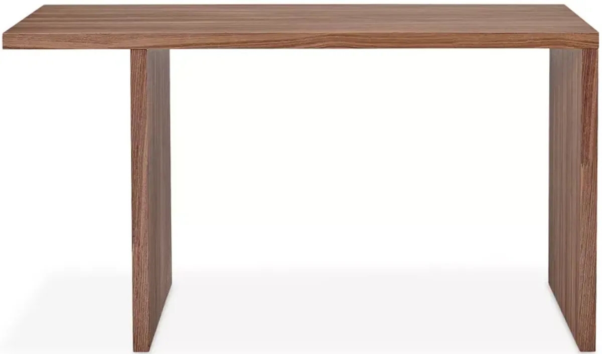 Euro Style Abby 55" Desk in Walnut