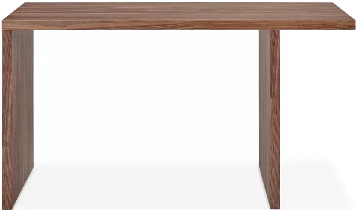 Euro Style Abby 55" Desk in Walnut