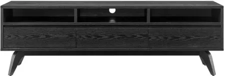 Euro Style Lawrence 63" Black Media Stand