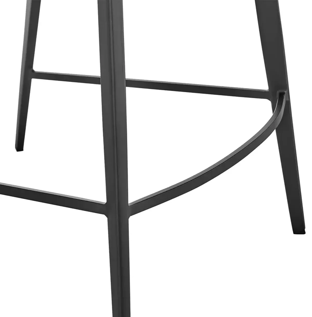 Euro Style Desi Swivel Counter Stool with Black Base