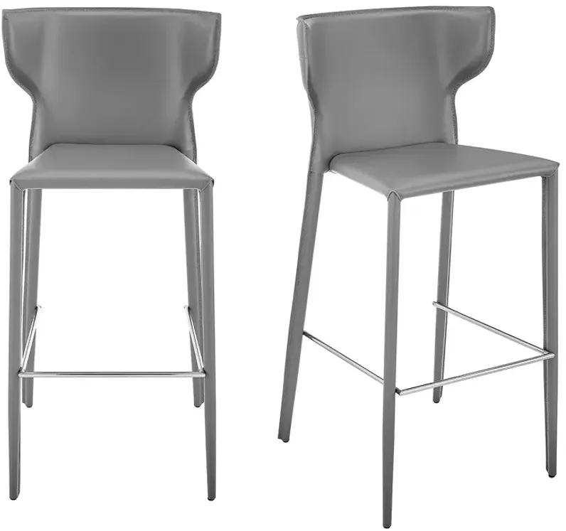 Euro Style Divinia Bar Stool, Set of 2