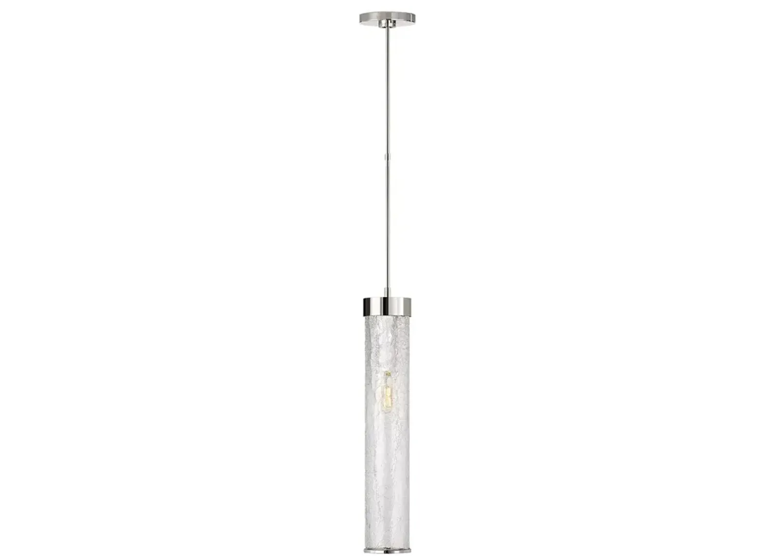 Kelly Wearstler Liaison Long Pendant with Crackle Glass