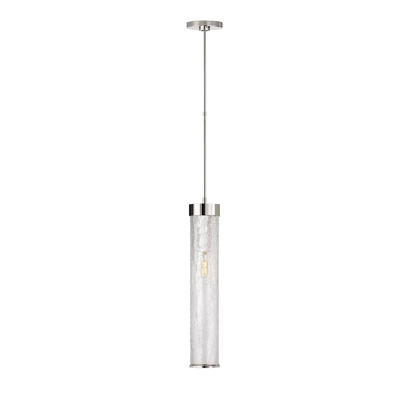 Kelly Wearstler Liaison Long Pendant with Crackle Glass