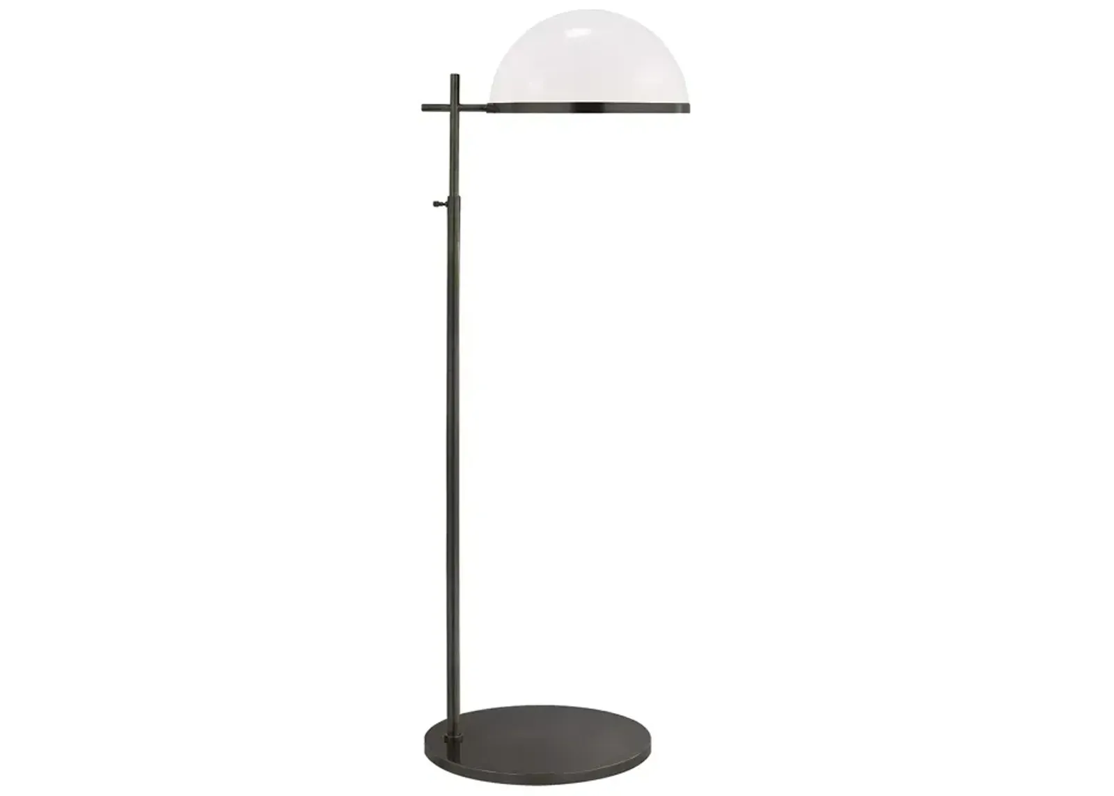 Kelly Wearstler Dulcet Medium Pharmacy Floor Lamp with White Glass