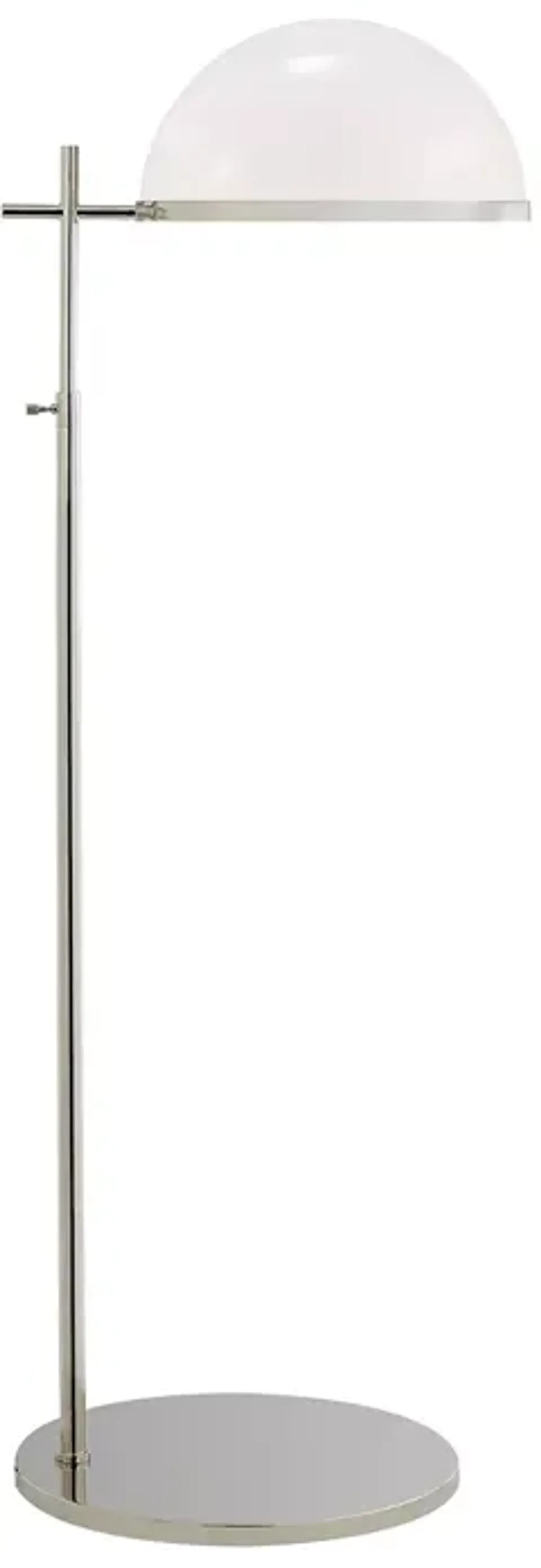 Kelly Wearstler Dulcet Medium Pharmacy Floor Lamp with White Glass