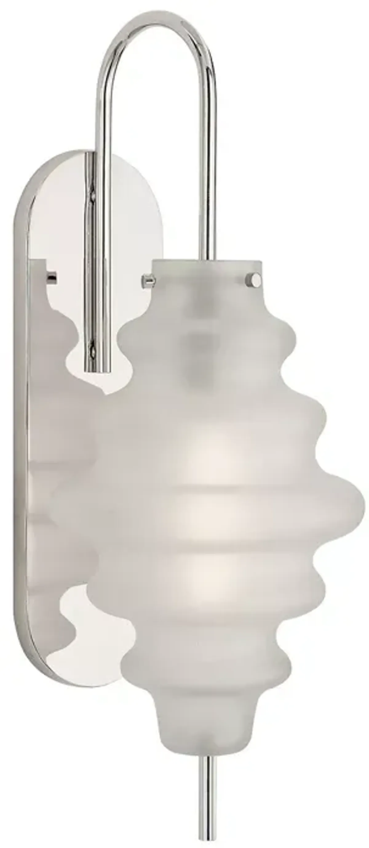 Kelly Wearstler Tableau Large Sconce with Volcanic Glass Shade