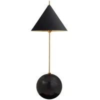 Kelly Wearstler Cleo Orb Base Black Desk Lamp
