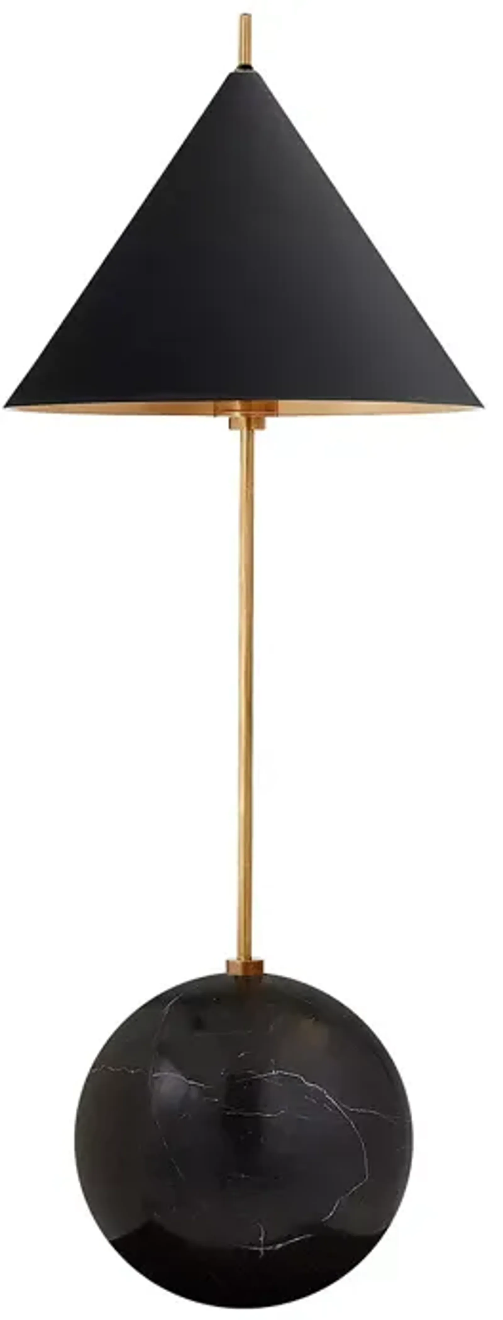 Kelly Wearstler Cleo Orb Base Black Desk Lamp