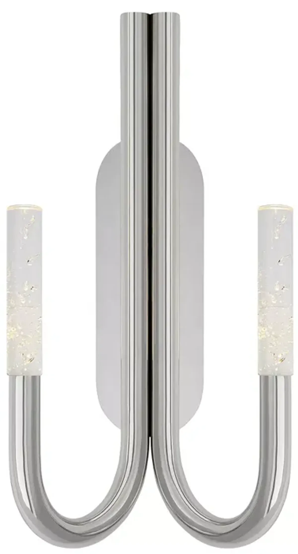 Kelly Wearstler Rousseau Double Wall Sconce, Seeded Glass