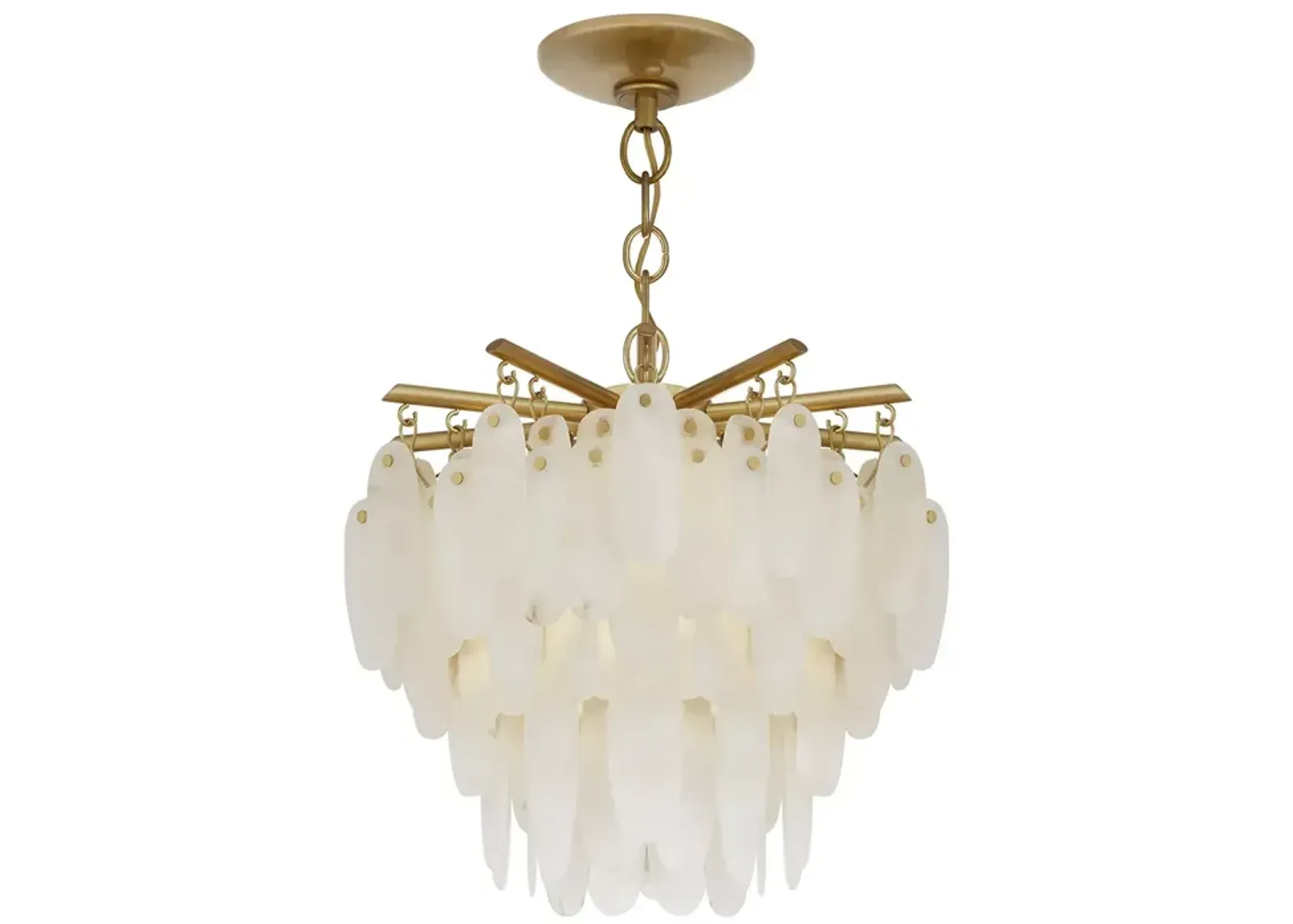 Chapman & Myers Cora Medium Semi-Flush Mount Chandelier