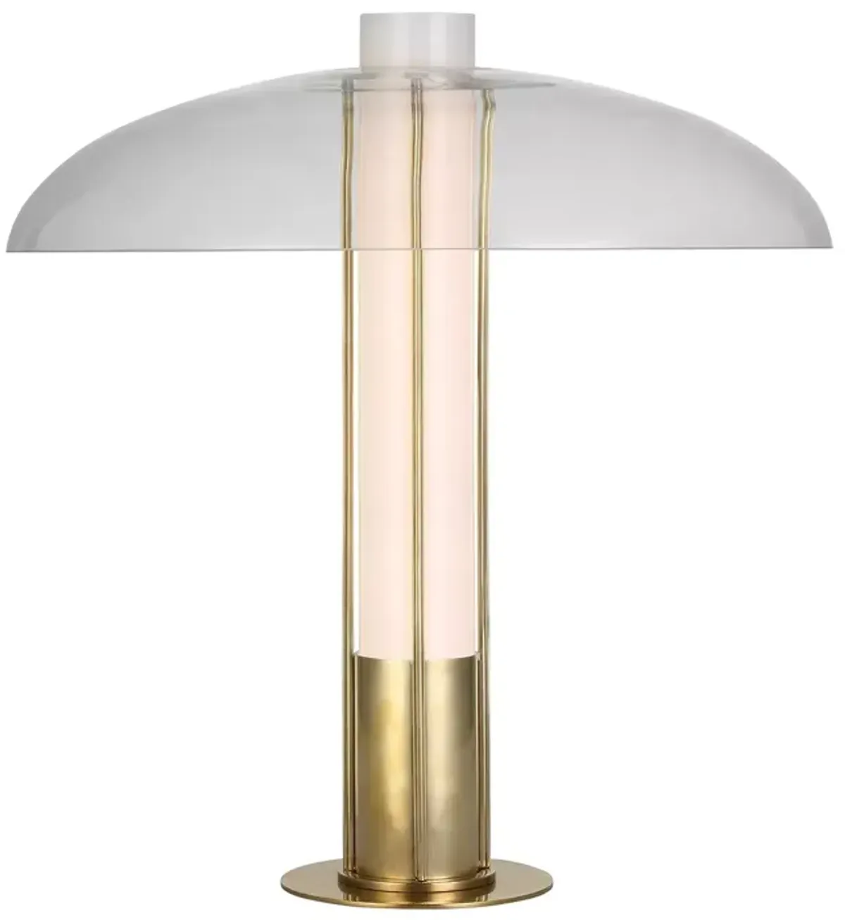 Kelly Wearstler Troye Medium Table Lamp with Clear Glass Shade