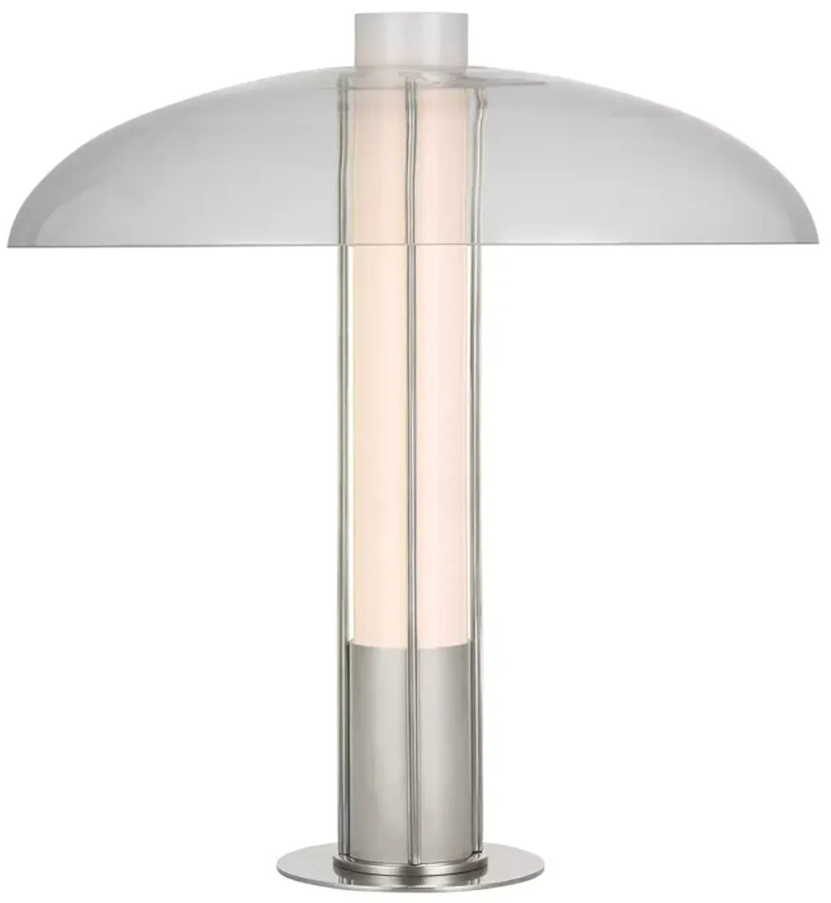 Kelly Wearstler Troye Medium Table Lamp with Clear Glass Shade