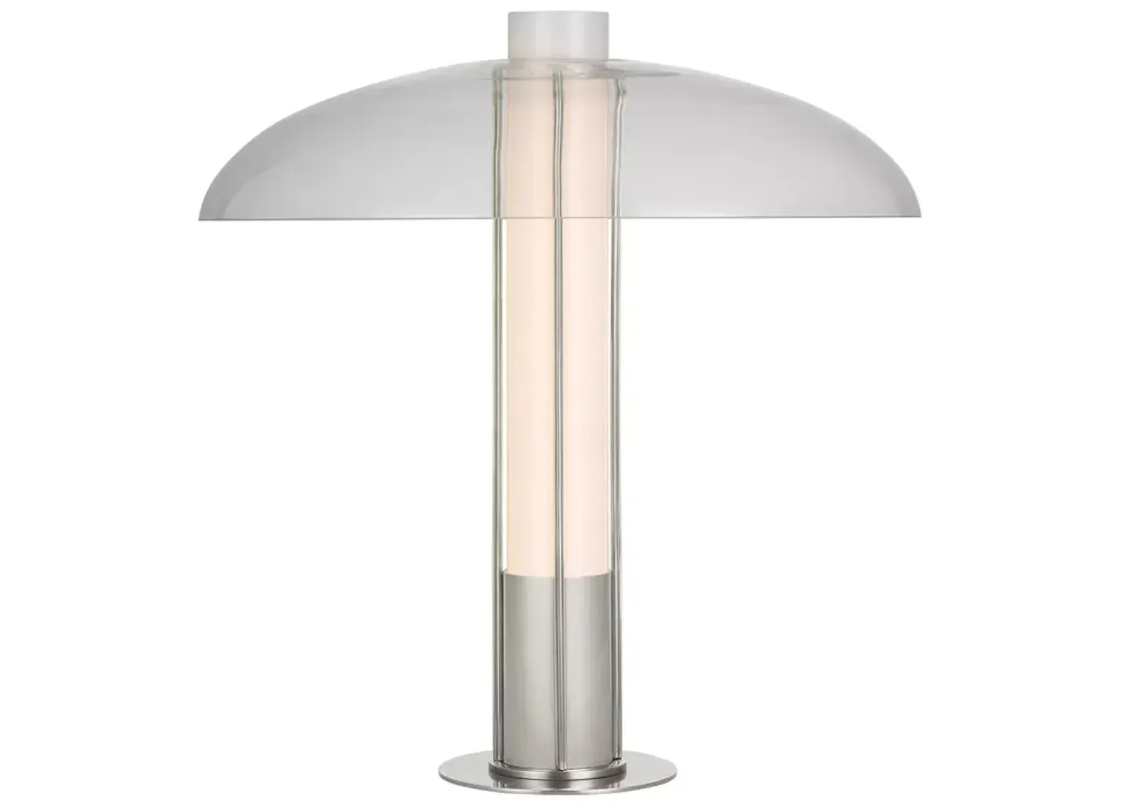 Kelly Wearstler Troye Medium Table Lamp with Clear Glass Shade